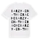 Barzy-en-Thiérache ordlek t-shirt