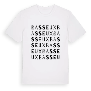 Basseux ordlek t-shirt – ekologisk bomull t-shirt från Pinshirt