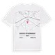 Beauvois-en-Vermandois karta t-shirt
