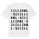 Bellenglise ordlek t-shirt
