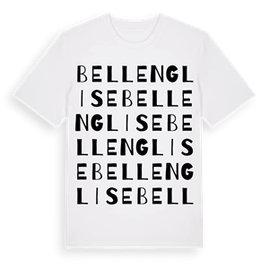 Bellenglise ordlek t-shirt – ekologisk bomull t-shirt från Pinshirt