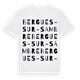 Bergues-sur-Sambre ordlek t-shirt