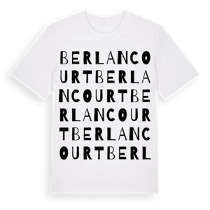 Berlancourt ordlek t-shirt – ekologisk bomull t-shirt från Pinshirt