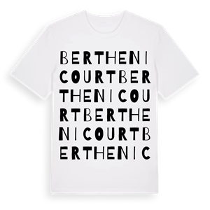 Berthenicourt ordlek t-shirt – ekologisk bomull t-shirt från Pinshirt