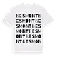 Besmont ordlek t-shirt