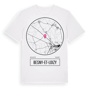 Besny-et-Loizy t-shirt – ekologisk bomull t-shirt från Pinshirt