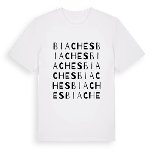 Biaches ordlek t-shirt – ekologisk bomull t-shirt från Pinshirt