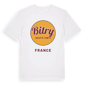 Bitry cirkel t-shirt – ekologisk bomull t-shirt från Pinshirt