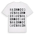 Blendecques ordlek t-shirt