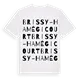 Brissy-Hamégicourt ordlek t-shirt