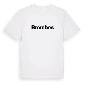 Brombos fetstil t-shirt – ekologisk bomull t-shirt från Pinshirt