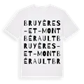 Bruyères-et-Montbérault ordlek t-shirt