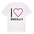 Jag älskar Bucilly t-shirt stort tryck