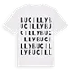 Bucilly ordlek t-shirt