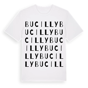 Bucilly ordlek t-shirt – ekologisk bomull t-shirt från Pinshirt