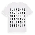 Buironfosse ordlek t-shirt