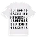 Buironfosse ordlek t-shirt