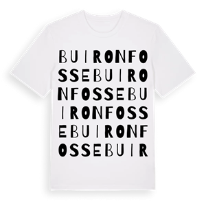 Buironfosse ordlek t-shirt – ekologisk bomull t-shirt från Pinshirt