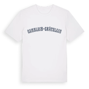 Camblain-Châtelain college t-shirt – ekologisk bomull t-shirt från Pinshirt