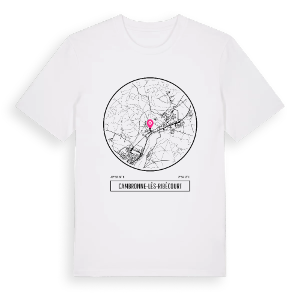 Cambronne-lès-Ribécourt t-shirt – ekologisk bomull t-shirt från Pinshirt