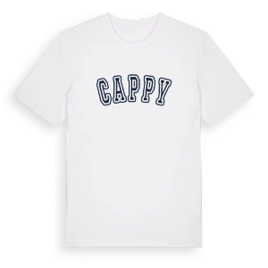 Cappy college t-shirt – ekologisk bomull t-shirt från Pinshirt