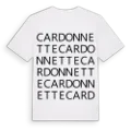 Cardonnette ordlek t-shirt