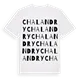 Chalandry ordlek t-shirt