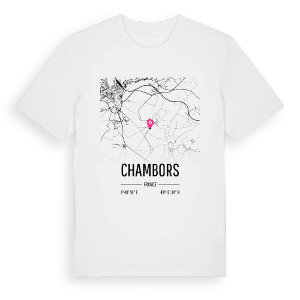 Chambors karta t-shirt – ekologisk bomull t-shirt från Pinshirt