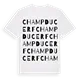 Champ du Cerf ordlek t-shirt