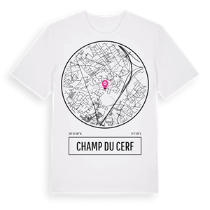 Champ du Cerf t-shirt – ekologisk bomull t-shirt från Pinshirt