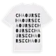 Chaourse ordlek t-shirt