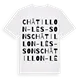 Châtillon-lès-Sons ordlek t-shirt