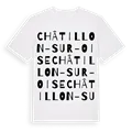 Châtillon-sur-Oise ordlek t-shirt