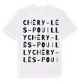 Chéry-lès-Pouilly ordlek t-shirt