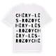 Chéry-lès-Rozoy ordlek t-shirt