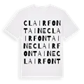Clairfontaine ordlek t-shirt