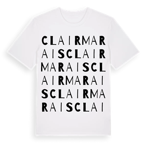Clairmarais ordlek t-shirt – ekologisk bomull t-shirt från Pinshirt