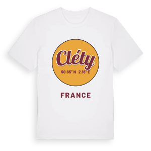 Cléty cirkel t-shirt – ekologisk bomull t-shirt från Pinshirt