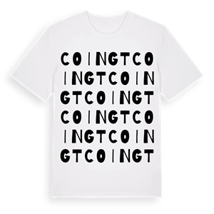 Coingt ordlek t-shirt – ekologisk bomull t-shirt från Pinshirt