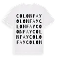 Colonfay ordlek t-shirt