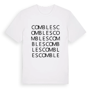 Combles ordlek t-shirt – ekologisk bomull t-shirt från Pinshirt