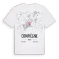 Compiègne karta t-shirt