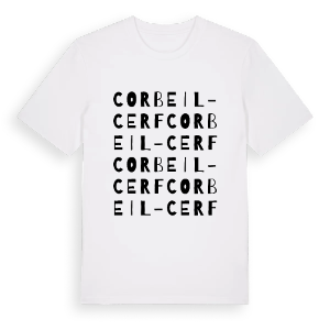 Corbeil-Cerf ordlek t-shirt – ekologisk bomull t-shirt från Pinshirt