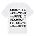 Coucy-le-Château-Auffrique ordlek t-shirt