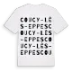 Coucy-lès-Eppes ordlek t-shirt