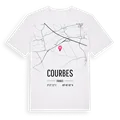 Courbes karta t-shirt