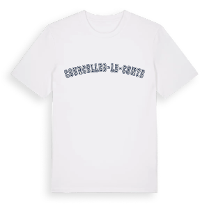 Courcelles-le-Comte college t-shirt – ekologisk bomull t-shirt från Pinshirt