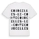 Courcelles-le-Comte ordlek t-shirt