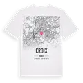 Croix karta t-shirt