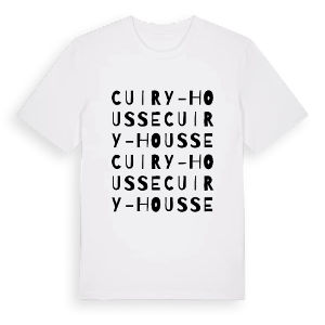 Cuiry-Housse ordlek t-shirt – ekologisk bomull t-shirt från Pinshirt
